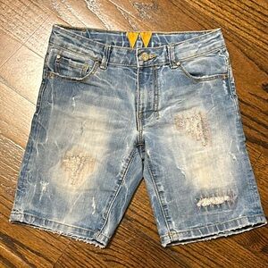 Aygey Feel Good & Get Lucky Denim Shorts Size 8